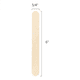 thumbnail image 2 of 200 Palitos de Paletas Artesanales de Madera de 6 Pulgadas de X 3/4 de Pulgada de Palitos de Paletas de Hielo para Manualidades de Bricolaje, 2 of 6