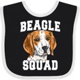 thumbnail image 3 of Inktastic Dog Beagle Squad Boys or Girls Baby Bib, 3 of 4
