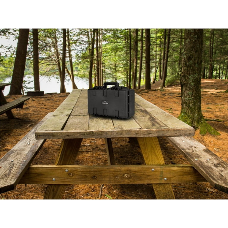 Monoprice Weatherproof Hard Case - 22in x 14in x 8in With  