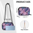 thumbnail image 4 of FORMRS Mini Crossbody Bag for Women Adjustable Rope Shoulder Casual Phone Purse, Watercolor Pink Marble Pattern, 4 of 7