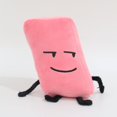 thumbnail image 4 of Juguete de peluche, lindo dibujo animado Mini Bfdi Felpa Flor frondosa Lágrima de fuego Pequeño peluche suave Muñeco de peluche Regalo para niños (goma), 4 of 5