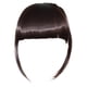 thumbnail image 2 of Pelucas con flequillo para mujer, peluca ondulada suelta, trenza, diadema, flequillo sintético, extensiones de cabello con flequillo térmico para mujer, un solo cepillo, 2 of 2