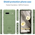 thumbnail image 2 of for Google Pixel 7a Case for Man, Heavy Duty Shockproof Phone Case Support Wireless Charging Cover for Google Pixel 7a HD Green, 2 of 16