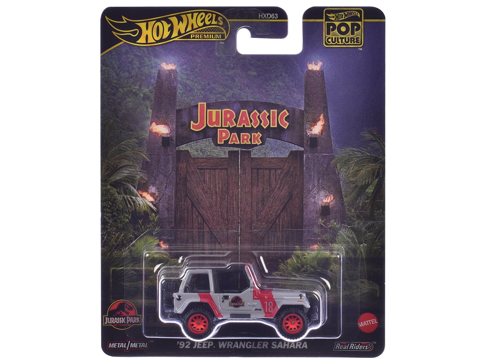 "Pop Culture 2025" 5 piece Set K "Premium Series" Diecast Model Cars by Hot Wheels