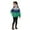 Green, variant on Boys Girls Zip Up Colour Block Coats Lightweight Padded Down Jacket Warm Packable Hooded Winter Outerwear Puffer Hooded Jackets with Pockets