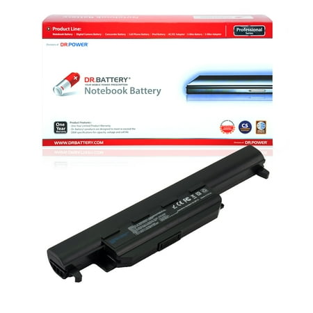 DR. BATTERY - Replacement for Asus X75V / X75VC / X75VD / A45 / A55 / A75 / F45 / F45A / F75A / F75VD / K45 / K55 / K55A / K55N / K55VD / K75 / P45VJ / A32-K55 / A32-K55X / A33-K55 / A41-K55