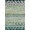 thumbnail image 2 of Addison Rugs Mayfield Premium Machine Washable Transitional Geometric Teal Rectangle Rug, 10' X 14' Machine Washable Transitional Geometric Teal Oversized Sherpa Throw Blanket, 2 of 6