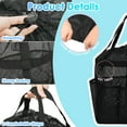 thumbnail image 2 of Fammart Mesh Shower Caddy Portable with Drawstring and 7 Deeper Pockets for College Dorm Essentials, Hanging Shower Caddy Basket,Quick-Dry Shower Tote Bag for Toiletry,Bathroom,Camp,Gym, Black, 2 of 8