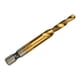 thumbnail image 5 of Juego de Brocas HSS Baoblaze Rosca M3-M10 Vástago hexagonal metalúrgico Oro M5x0.8mm, 5 of 7