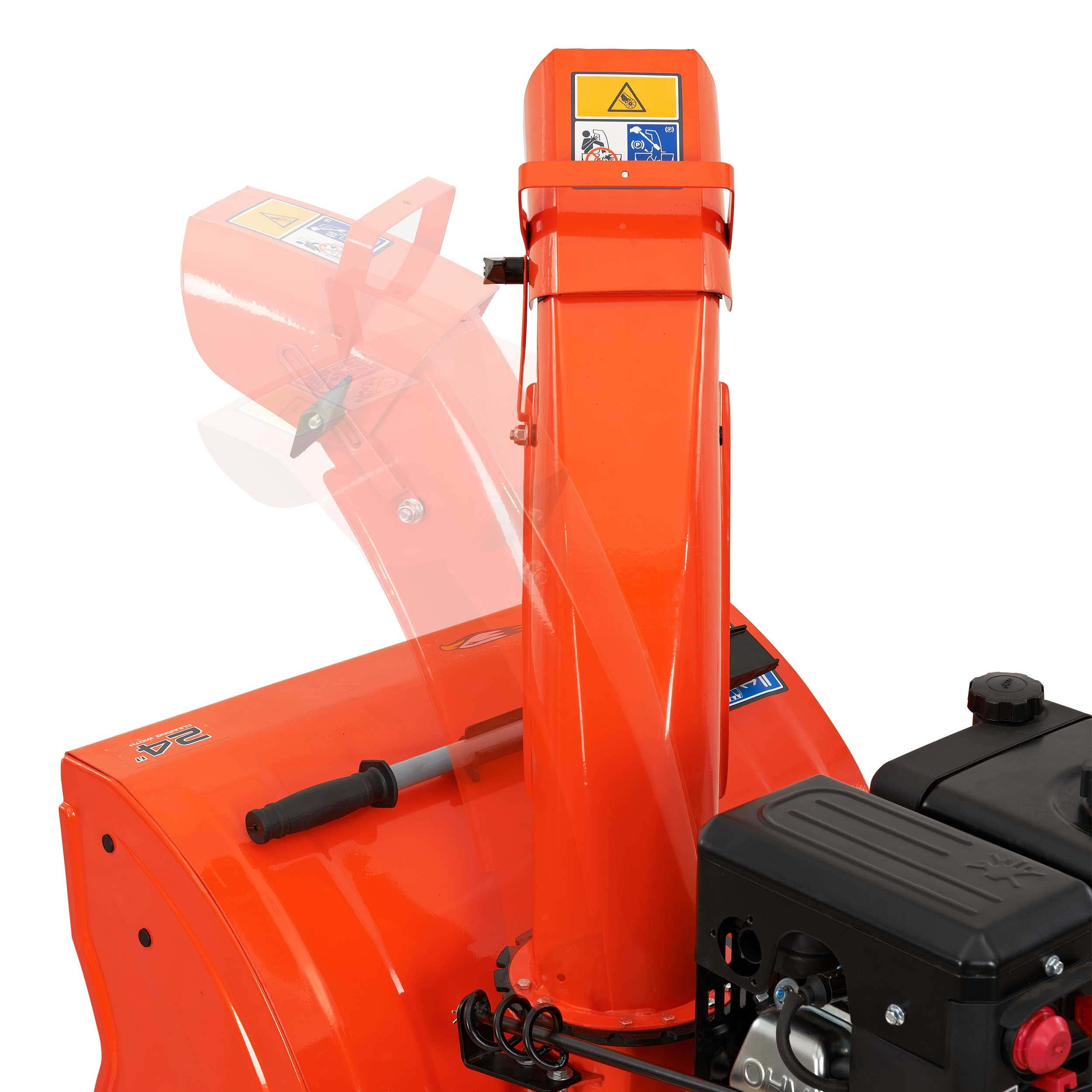 YARDMAX 24 in. 212cc Two-stage Self-propelled Gas Snow Blower with Push-button Electric Start
