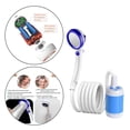 thumbnail image 1 of Portable Outdoor Shower, Rechargeable Battery Powered - Compact Camping , Pumps Water From Bucket Into Steady, Gentle Shower Stream DYNWAVEMX Ducha portátil, 1 of 8