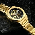 thumbnail image 4 of Reloj mecánico automático para hombre, estilo europeo y americano, informal, de moda mecánica hueca, 4 of 5
