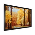 thumbnail image 2 of Designart 'Orange Autumn Trees At Sunrise' Farmhouse Framed Art Print, 2 of 4