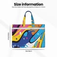 thumbnail image 3 of Pofeuu Abstract Color Splash Print Laptop Bag Carrying - Computer Bag Laptop Case Shoulder Slim Work Travel, 3 of 8