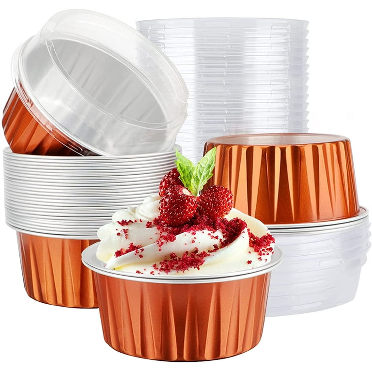 Aluminum Foil Baking Cups, 30Pcs Baking Cups Reusable Aluminum