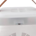 thumbnail image 2 of Portable Misting Fan 400ml / 13.5 oz Desktop Essential Oil Aromatherapy Air Cooling Fan for Home Office Quiet Operation Personal Table Humidifier Evaporative Cooler Double Filtration Design, 2 of 9
