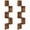 Rustic Brown, variant on HOOBRO Corner Shelf Wall-Mounted, Set of 2 Floating Corner Shelves for Wall, 4-Tier Corner Bookshelves for Living Room, Bedroom, Bathroom, Home Office, Rustic Brown BF25BJP201