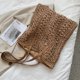 thumbnail image 4 of Bolso de hombro grande tejido a mano para mujer, bolso de paja, bolso de playa de verano, 4 of 6