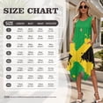 thumbnail image 7 of Yuyamidu Matching Outfits for Couples Jamaica Flag Dress for Women Trendy Asymmetrical Dress Mens Flag Shirt Button Down Shirt Men Short Sleeve Shirts, 7 of 7