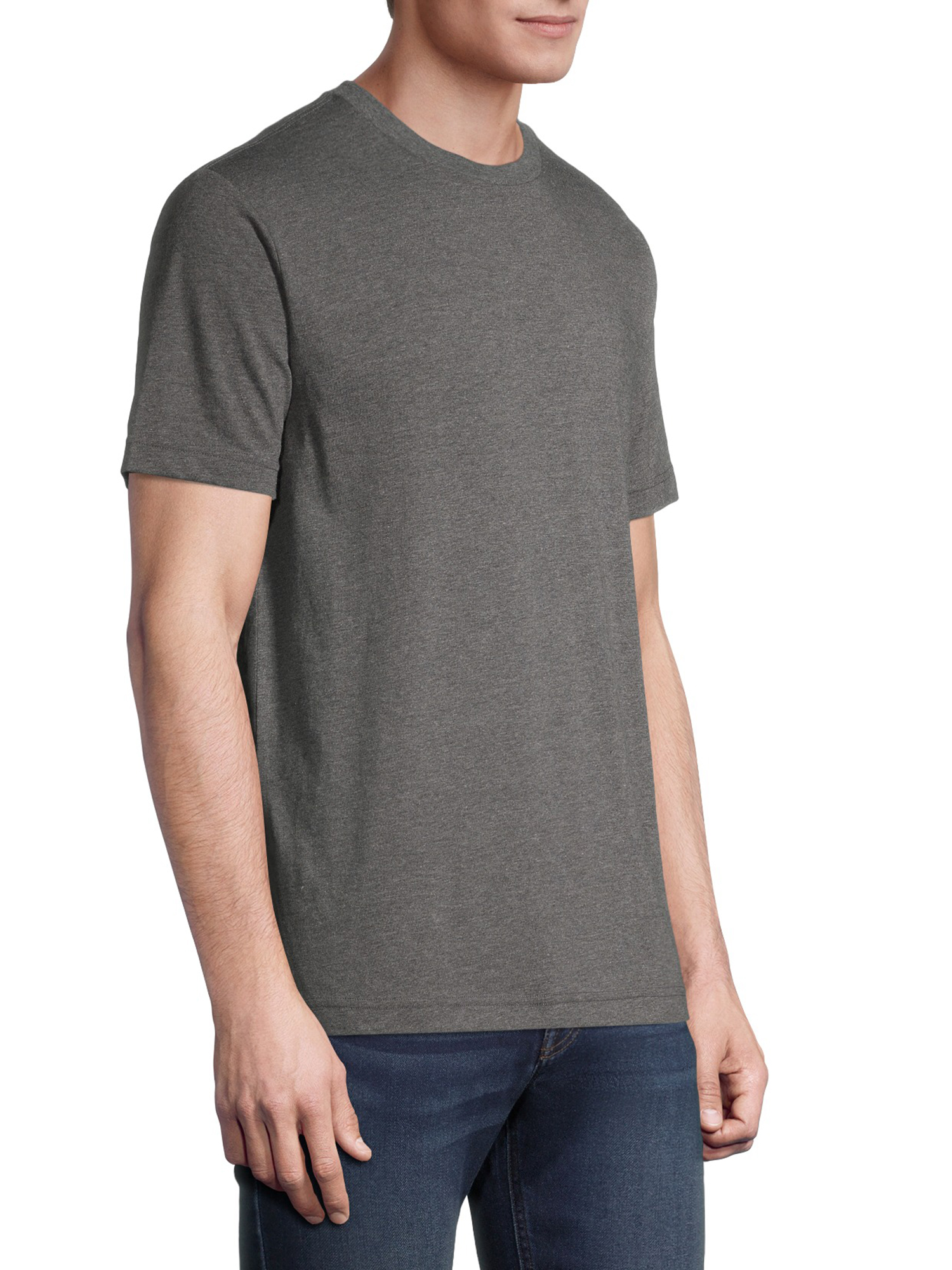 George Men's Short Sleeve Solid Crewneck T-Shirt, 3-Pack - image 2 of 4