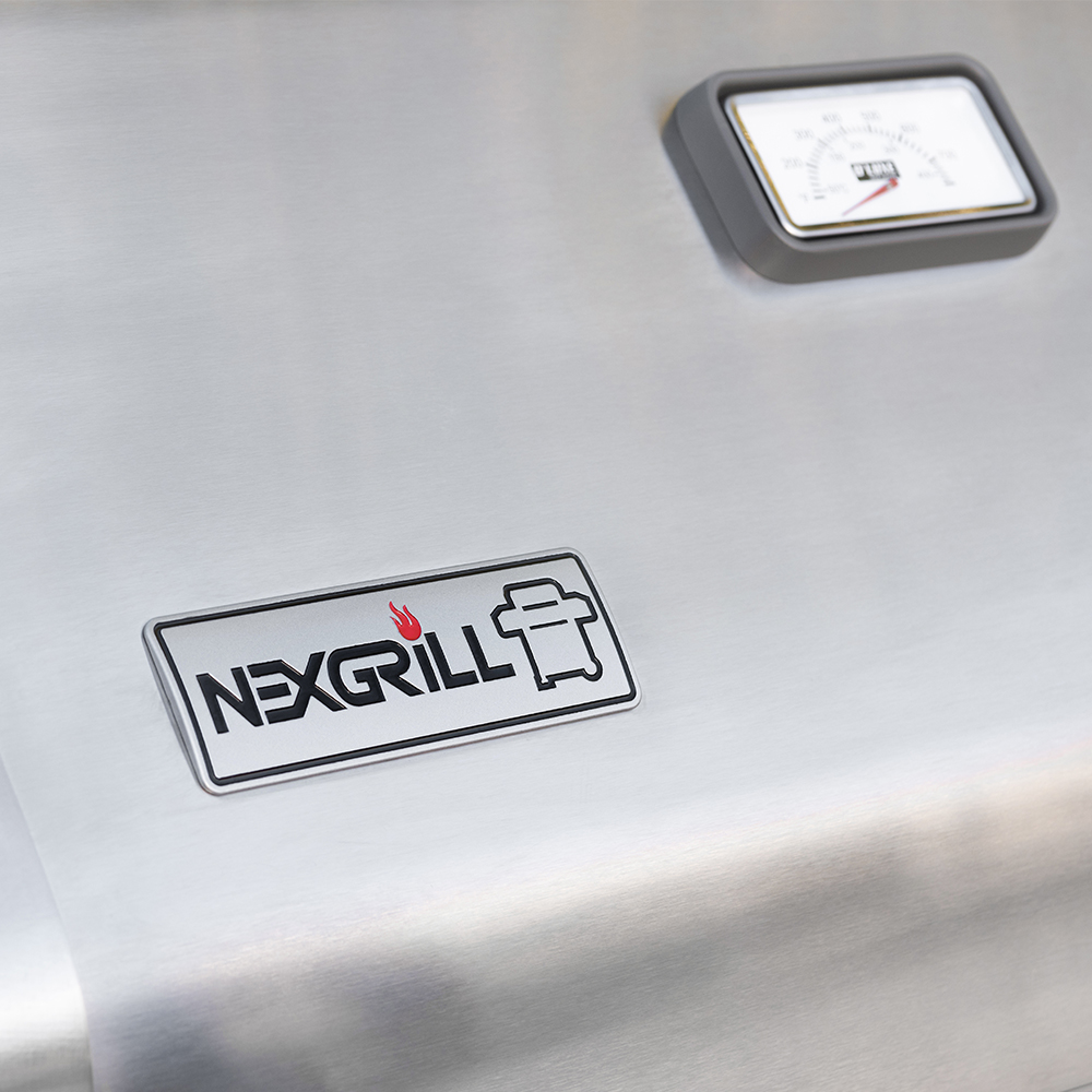 Nexgrill Deluxe 4-Burner Dual Energy Propane Gas Grill with Infrared Side Burner and Cabinets - 63000BTUs - image 4 of 5