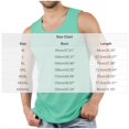 thumbnail image 3 of Lopecy-Sta Tank Tops for Men U-Neck Solid Vertical Ribbed Sleeveless Stretch Cotton Slim Fit Gym Bodybuilding Muscle Vest, 3 of 6