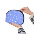 thumbnail image 6 of YFYANG 2 Piece Women's Portable Makeup Bags, Purple Heart Pattern Clutch Travel Toilet Bags Cosmetic Organizer, 6 of 7