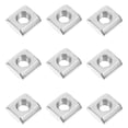 thumbnail image 1 of Luxshiny 30Pcs Aluminum Extrusion Profile Connector T Nuts For Machinists Carbon Steel Silver, 1 of 6