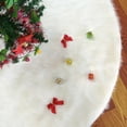thumbnail image 4 of Vestido de árbol de Navidad de felpa blanca pura Vestido de árbol de Navidad de 78 cm 90 cm 122 cm Vestido de árbol de Navidad Decoración navideña, 4 of 4