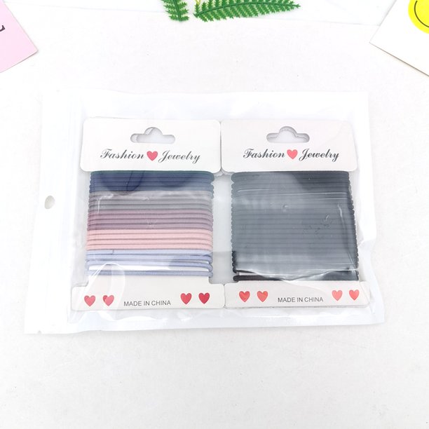Versión coreana europea y americana de la cuerda para la cabeza básica nueva banda de goma de color para el cabello diy anillo para el cabello cuerda para el cabello accesorios para el cabello Zefei Wu 9024735100331