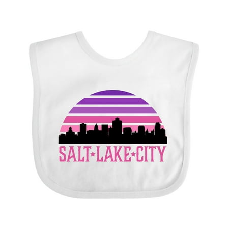 

Inktastic Salt Lake City Skyline Gift Baby Girl Bib