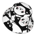 thumbnail image 3 of Easygdp Seamless Pattern Cute Panda Double-Sided Reflective Fisherman Hat for Outdoor and Night Walking, Unisex, 3 of 9