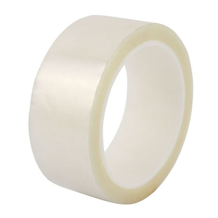 Clear Self Adhesive - 4cm Single Sided Strong Self Adhesive Mylar Tape 50M Long Flame Retardant Clear