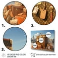 thumbnail image 3 of Designart "Emblematic Voyage by Louis I" Fashion Floater Framed Wall Decor, 3 of 7