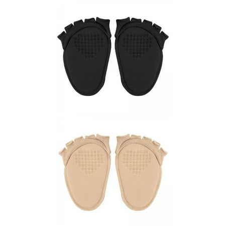 

2 Pair Women Toe Topper Socks Sponge Cushion for High Heels