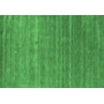 thumbnail image 1 of Ahgly Company Machine Washable Indoor Rectangle Abstract Emerald Green Contemporary Area Rugs, 7' x 9', 1 of 4