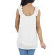thumbnail image 5 of Gibobby Camisetas sin mangas Poliéster de para usar en casa Mujer(Blanco,XG), 5 of 5
