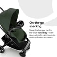 thumbnail image 4 of Mompush Wiz Pro 2-in-1 Baby Stroller with Bassinet Mode, Full-Size All-Terrain Premium Stroller from Newborn to Toddler, Forest, 23.8LB, Unisex, 4 of 9