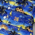 thumbnail image 4 of OGLCCG Boys Hawaiian Shirt Tropical Short Sleeve Casual Button Down Tops for Youth Kids Summer Shirt with Pocket 2-15 Years, 4 of 7