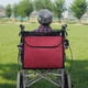 thumbnail image 3 of Bolsa para silla de ruedas perfecl organizador de accesorios con bolsillo interior Burgundy, 3 of 7