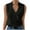 Black, variant on Women Wrap V Neck Sleeveless Blouse Casual Loose Summer Tops Vest, Red XL