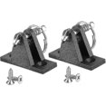 thumbnail image 1 of unique Pair Of Canopy Deck Hinges, Stainless Steel Boat Bimini Top Deck Hinges With Quick Release Pin And Marine Parts Ring, 1 of 4