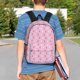 thumbnail image 4 of Disketp Breast Cancer Awareness5 Mochila Escolar de 15 Pulgadas, Mochila Ligera para Estudiantes, Viajes y Trabajo, Cómoda y Resistente para el Uso Diario, 4 of 6