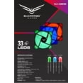 thumbnail image 5 of Ventilador 120 Mm Led Pc Gamer Alto Flujo Atx Gabinete Colores Naceb Azul Naceb Technology NA-0919A, 5 of 5