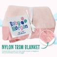 thumbnail image 2 of Manta para bebé Baby Morgan Thermal Waffle 91 x 127 cm, color rosa, 2 of 8