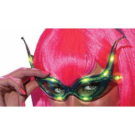 Green Masquerade LED Sunglasses