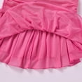 thumbnail image 5 of IBTOM CASTLE Teen Girls Dress Graduation Dress for Girls Long Bell Sleeve Mermaid Hem Prom Bodycon Dress With Shorts Bowknot Slim Fit Dresses Homecoming Birthday Outfit Red, 5 of 7