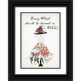 thumbnail image 1 of Ogren, Sarah 24x32 Black Ornate Wood Framed with Double Matting Museum Art Print Titled - Dressed to Kill, 1 of 4