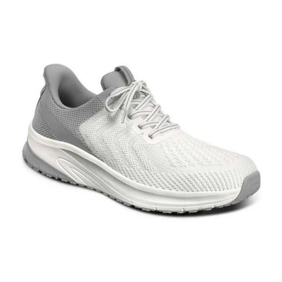Orthofeet Men’s Tilos Hands‑Free Athletic Sneaker – White 20023M