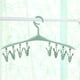 thumbnail image 4 of Wosthever Percha de plástico para ropa, percha para abrigos, almacenamiento de ropa, percha de secado con 8 Clips Almacenamiento y organización del hogar Wosthever HA022750-00, 4 of 6